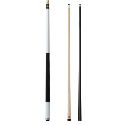 Pure X Matte White Cue with MZ Grip 2 Shaft Bundle