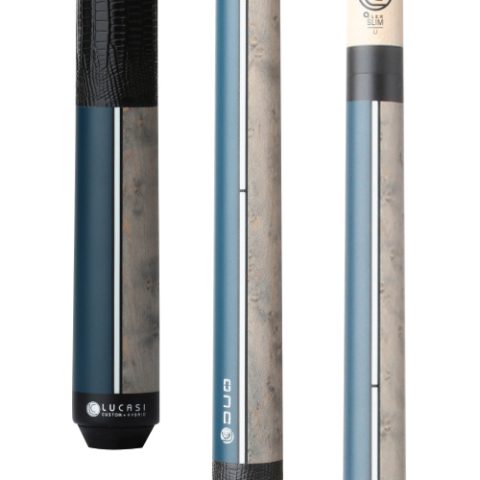 Lucasi Custom Duo Midnight Blue/Grey Wash Birdseye Cue